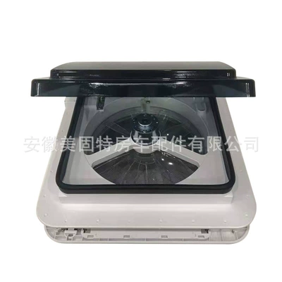 Ventilator with Light Sunroof Rv Two-way Ventilator Overhead LED Exhaust Fan with Insect-proof Net (Sunroof and accessories)