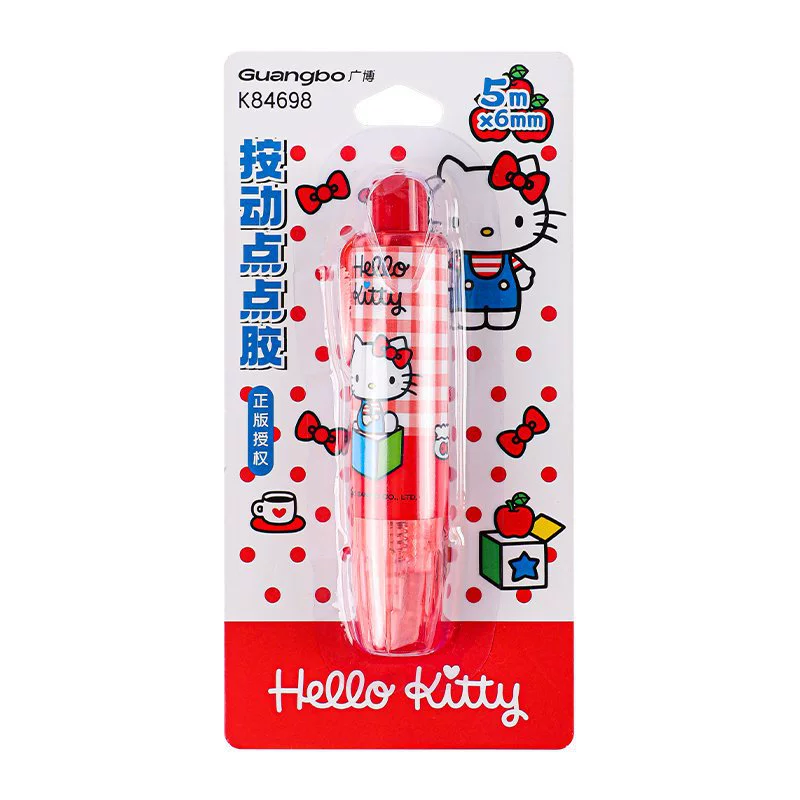 广博 Hello kitty, оригинальная канцелярия, двусторонний скотч, расписатель