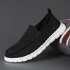 Cloth men's breathable sports shoes, slip-ons, casual footwear