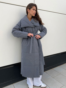 (Cross-border trading), long winter keep warm down jacket, European style, oversize