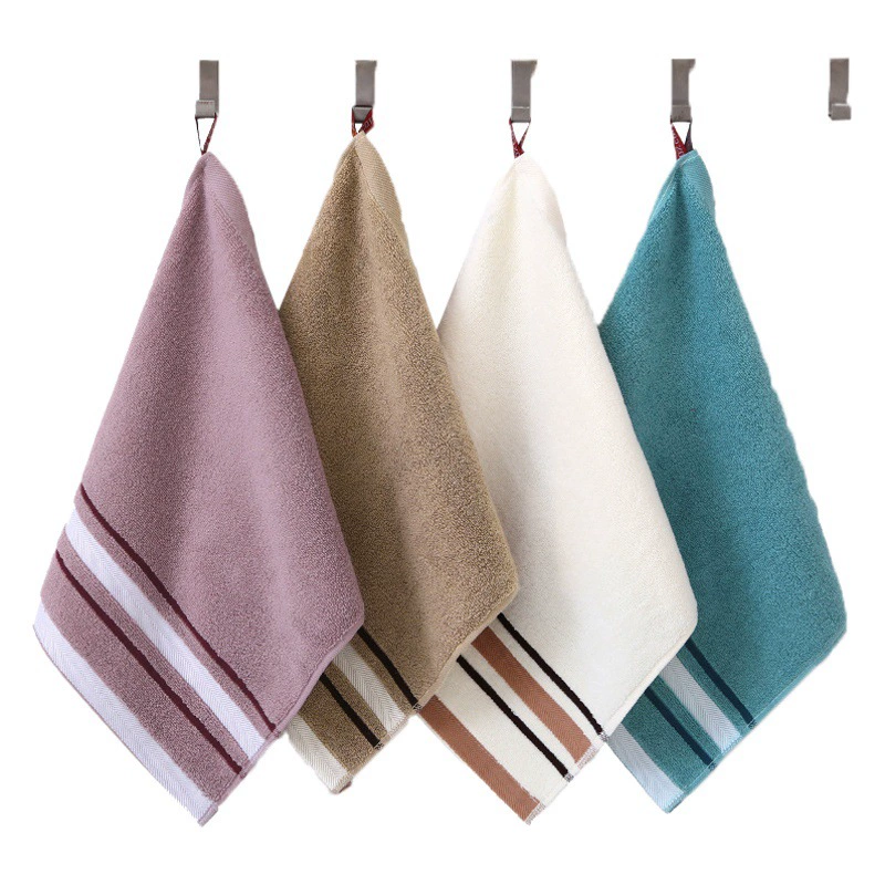 Хлопковый квадрат 35*35 см мягкий абсорбент толстый безворсовые бытовые небольшие полотенца оптом с фабрики хлопковый квадрат