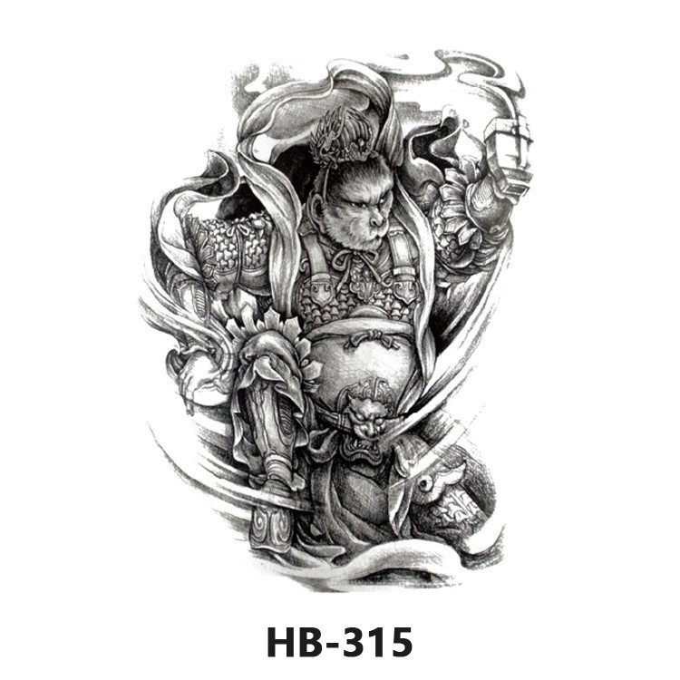 Nuevo color impermeable tatuaje calcomanía brazo medio brazo completo tatuaje pegatina fábrica directa al por mayor entrega tatuaje