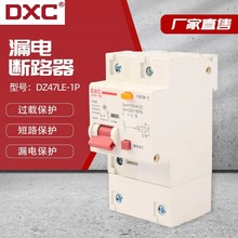 漏电断路器 DZ47LE-1P漏电保护器 漏保开关家用断路器空开漏保