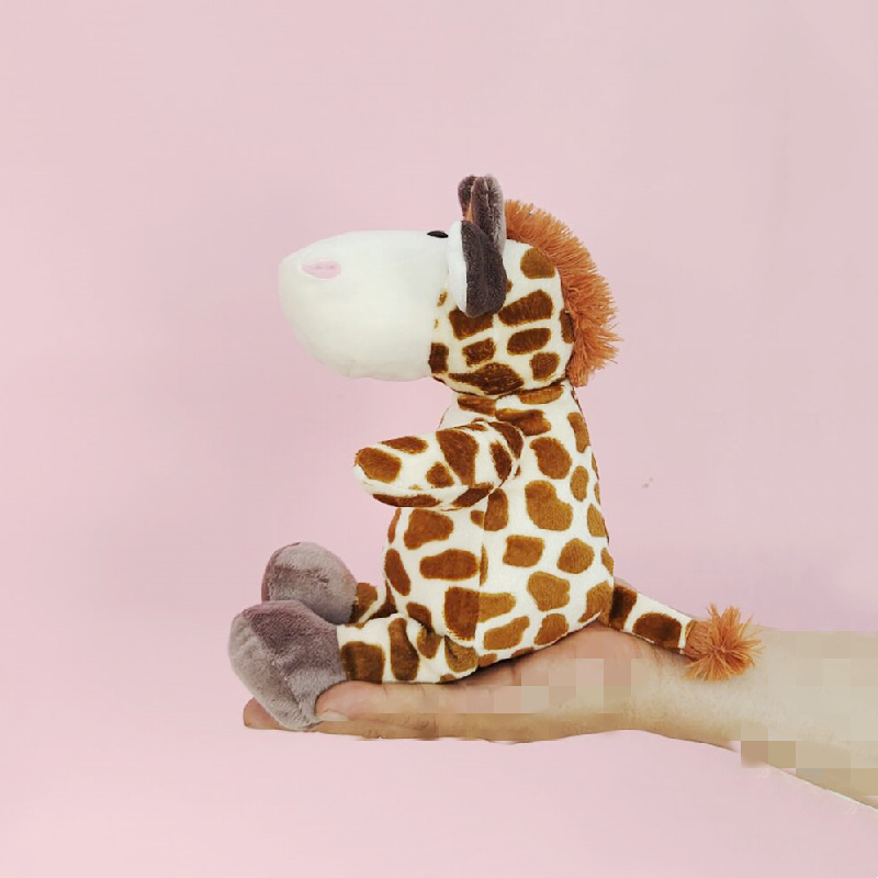 Linda fiesta de animales, muñeco de ciervo, simulación de ciervo sika, muñeco de peluche, muñeco de trapo, regalo de cumpleaños transfronterizo