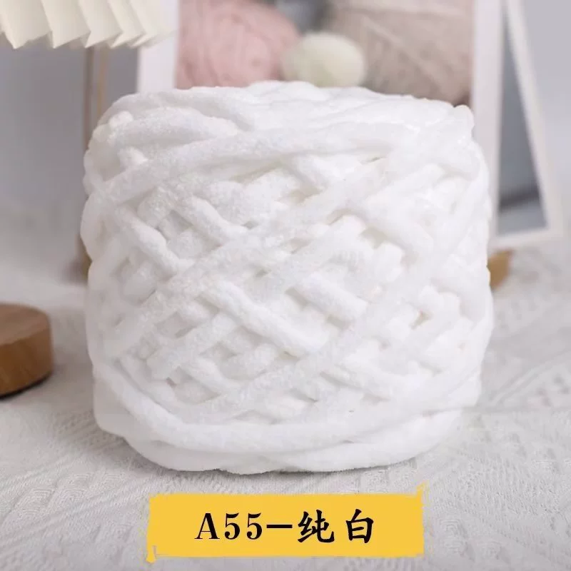 Шар пряжи шерстяной (ice yarn) — 15 м, толстая нитка, множество цветов для шарфов шапок тапочек
