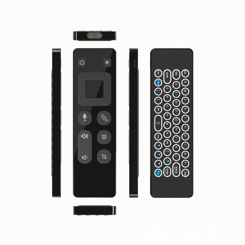 T9 Voice Air Flying Mouse 2.4g Wireless Bluetooth Dual Mode Keyboard Set Top Box Projection Remote Controller Keyboard Excitation