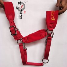 马笼头锌合金扣件摇粒绒马笼头马术牵马调教笼头新品