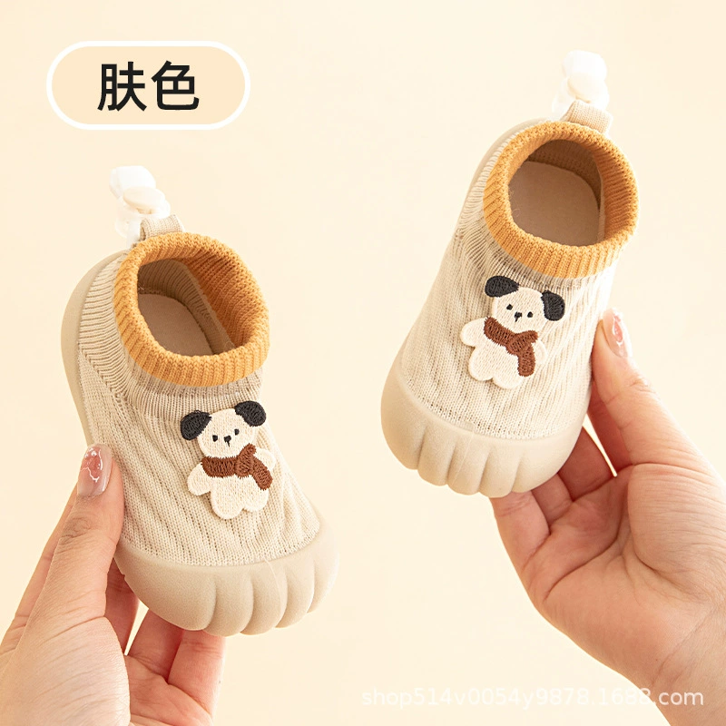 Обувь для малышей на мягкой подошве для детей 1–3 лет, дышащая обувь для мальчиков и девочек, весенне-осенний стиль, вязаная обувь для детей 6 месяцев, не падающая.