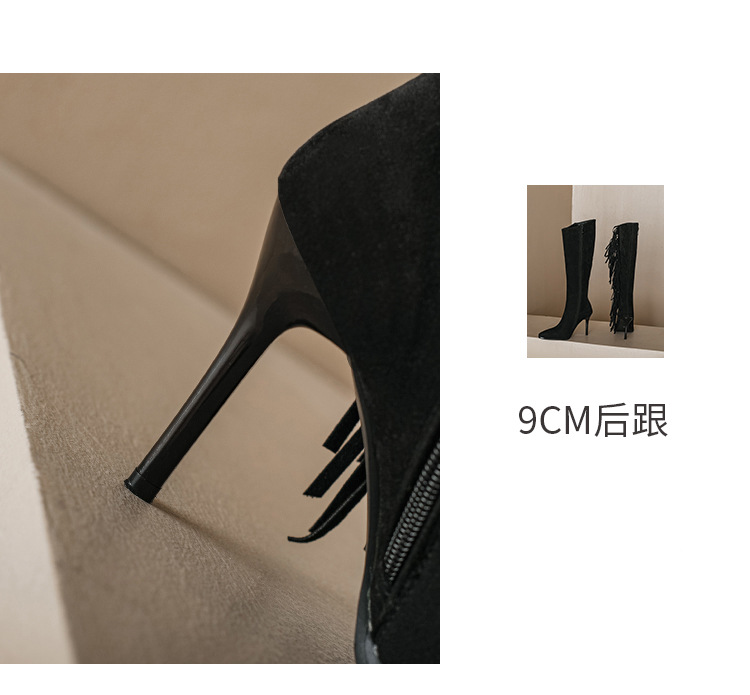 E2769 1000K GIÀY CAO GÓT NỮ CHETDRC MŨI NHỌN GÓT NHỌN MÙA XUÂN THU ĐÔNG PHONG CÁCH ÂU MỸ GIÀY DÉP NỮ G03 SẢN PHẨM MỚI