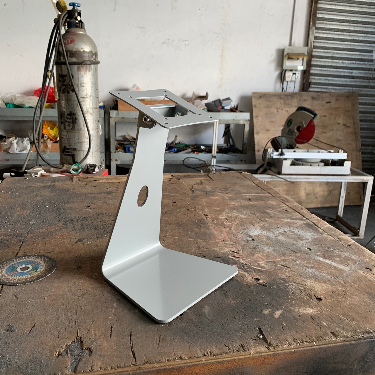 一体机显示器支架底座银色苹果同款|ms