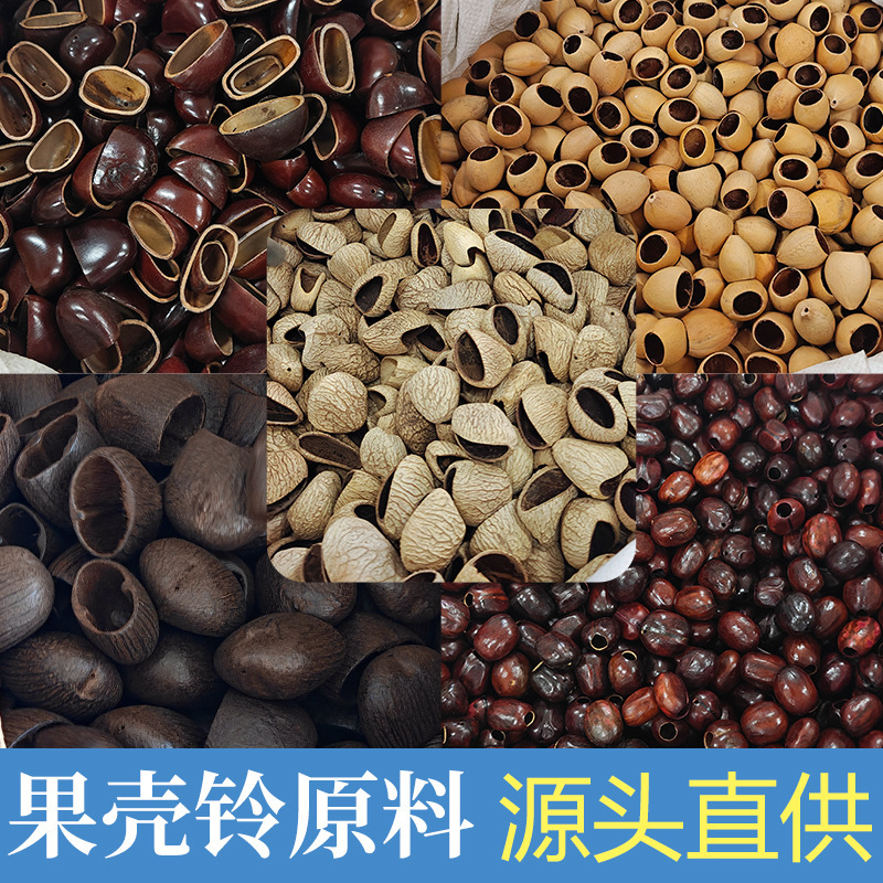 Yunnan pod shell raw materials, bell shell source factory, black fruit *Cercis latifolius* (water bell peach) DIY rattle raw materials Yunnan pod shell raw materials, bell shell source factory, black fruit *Cercis latifolius* (water bell peach) DIY rattle raw materials