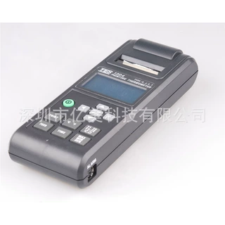台湾泰仕列表式温度计自带打印机记录表K. J. E. T测温仪TES-1304