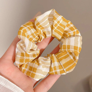 Anillo de cabello perezoso coreano cuerda de cabeza intestino grande niñas de alto nivel de la sensación de cabello de alta elasticidad correa de cabello de cabello super grande