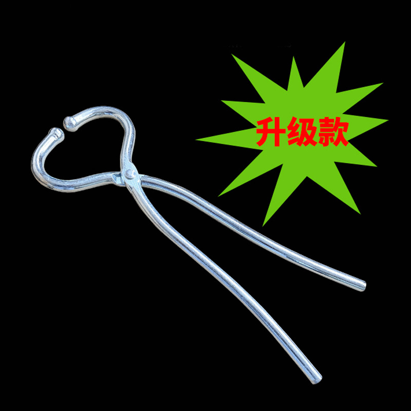 Veterinaria vinculante tracción alicates de Nariz de ganado galvanizado producción esférica tarjeta nariz diseño ganado estabilizador mango largo alicates de Nariz de ganado