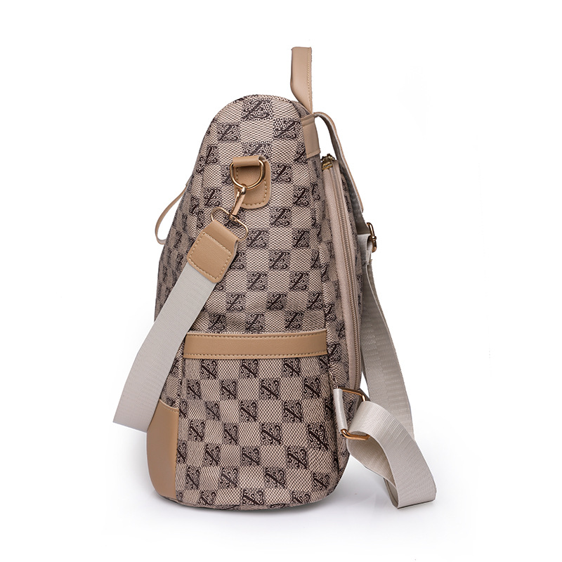 Ventas directas de fábrica 2023 nuevas damas coreanas de cuero suave mochila antirrobo moda versátil mochila de viaje multifuncional