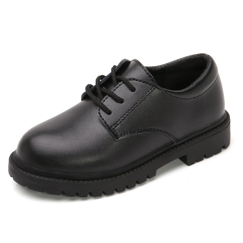 Children's shoes for boys for leather shoes English style, soft sole, for teenagers, Korean style, British style