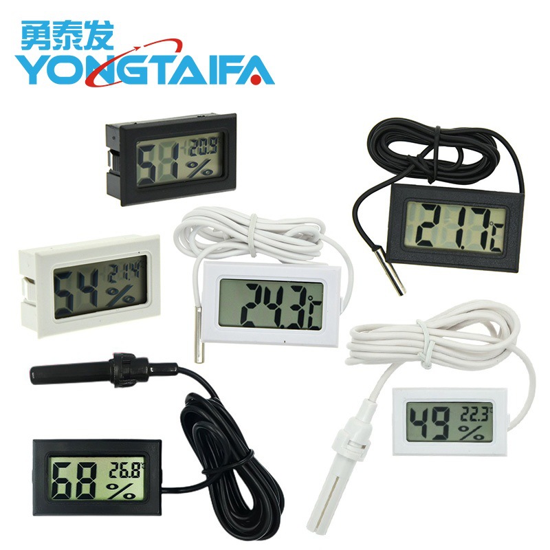 嵌入式带探头 数显温度计 电子温度探测 传感器FY-10 FY-11 FY-12