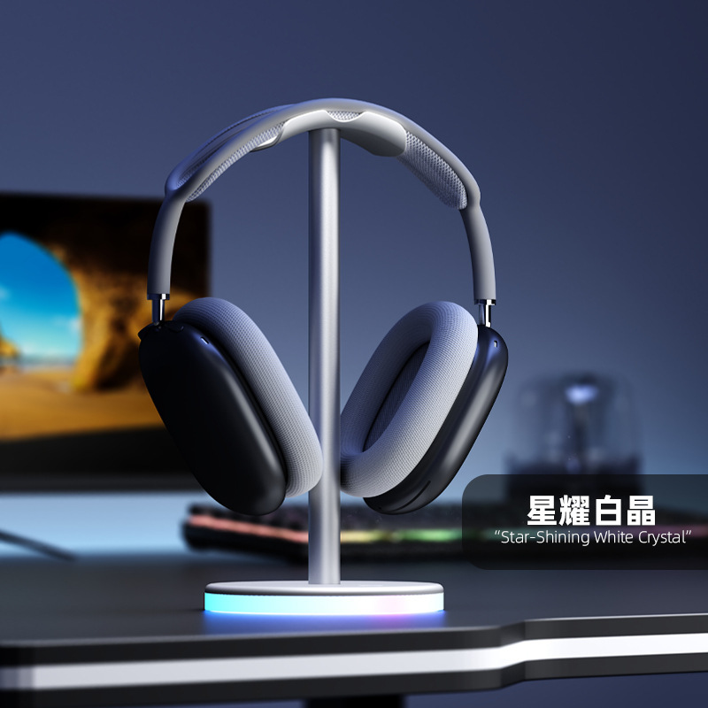 発光ヘッドホンスタンドRGB雰囲気ランプタッチ変色電気競争デスクトップヘッドセット|undefined