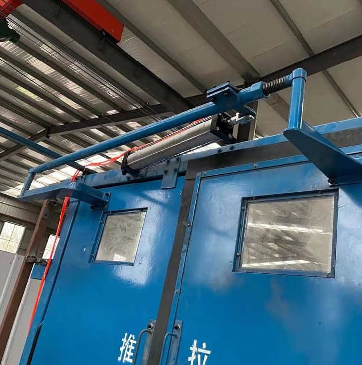 Doble puerta de aire sin presión anti-explosión de minería anti-explosión de gas protrusión bidireccional aislamiento de viento accesorio de puerta de aire anti-explosión de minería