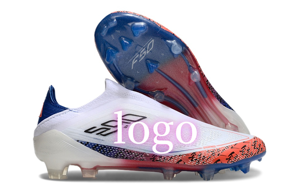 Putian fabricante al por mayor comercio exterior transfronterizo 2024 nuevo estilo X serie F50 zapatos de fútbol profesionales para hombres fg clavo