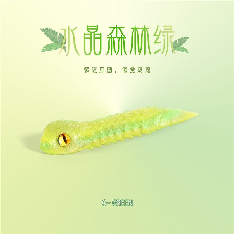 [Brillante] Viper-Crystal Forest Green-13cm Color aleatorio
