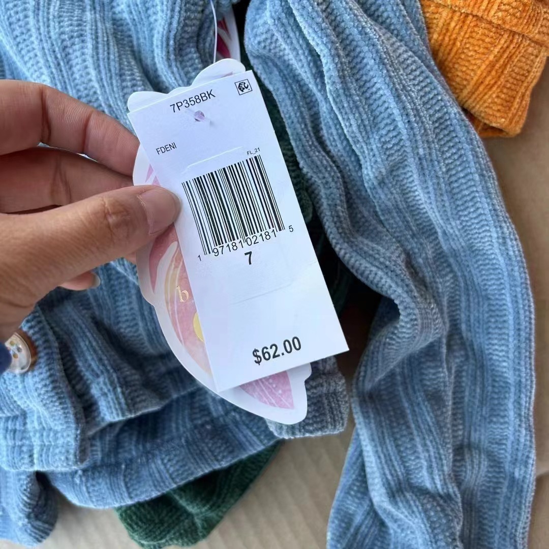 24 nuevos abrigos de niños de otoño de marca europea y americana abrigos de niñas de dos piezas