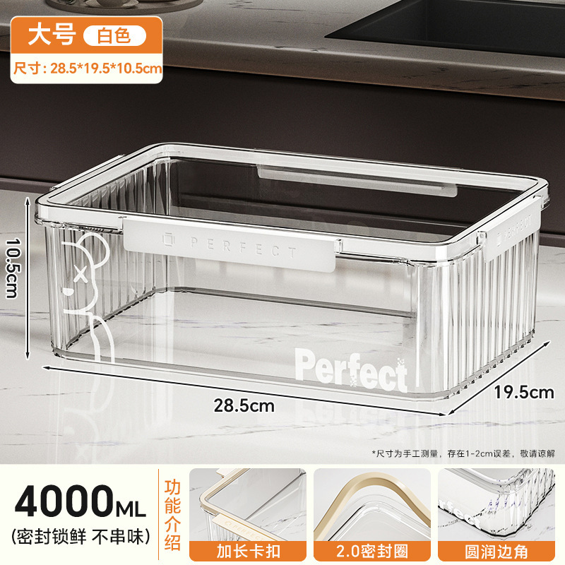 冷凍食品用鮮度保持ボックス、大容量保存ボックス、冷蔵庫保存品、フルーツ餃子、野菜密封ボックス|undefined
