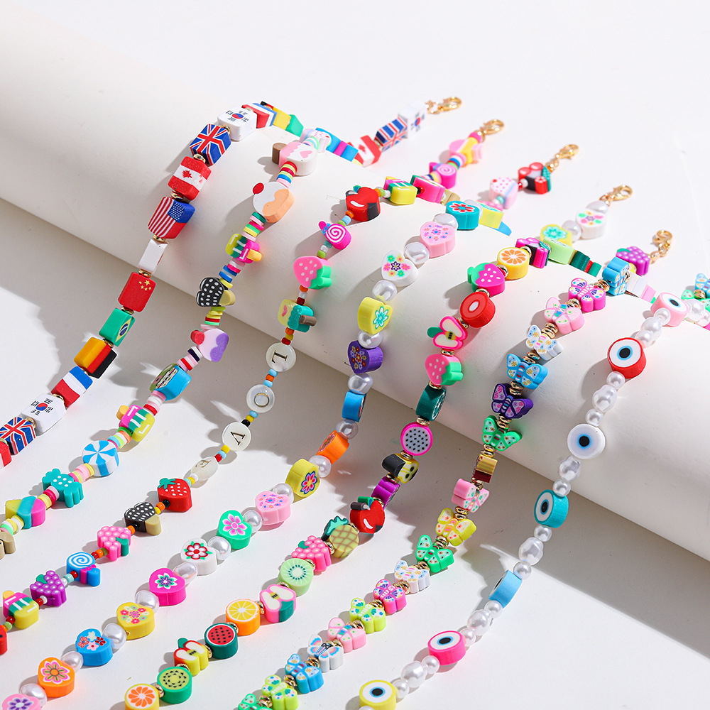 nihaojewelry simple colorful fruit rice bead pearl necklace wholesale jewelrypicture15