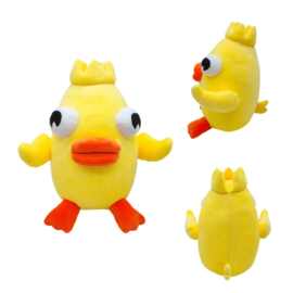 跨境新品 ducky momo plush 香肠嘴鸭子周边公仔玩偶毛绒