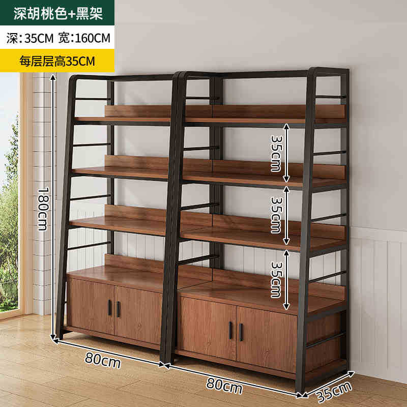 Estante simple estante de almacenamiento de múltiples capas estante de exhibición sala de estar estantería hogar dormitorio piso gabinete de almacenamiento sub-estante