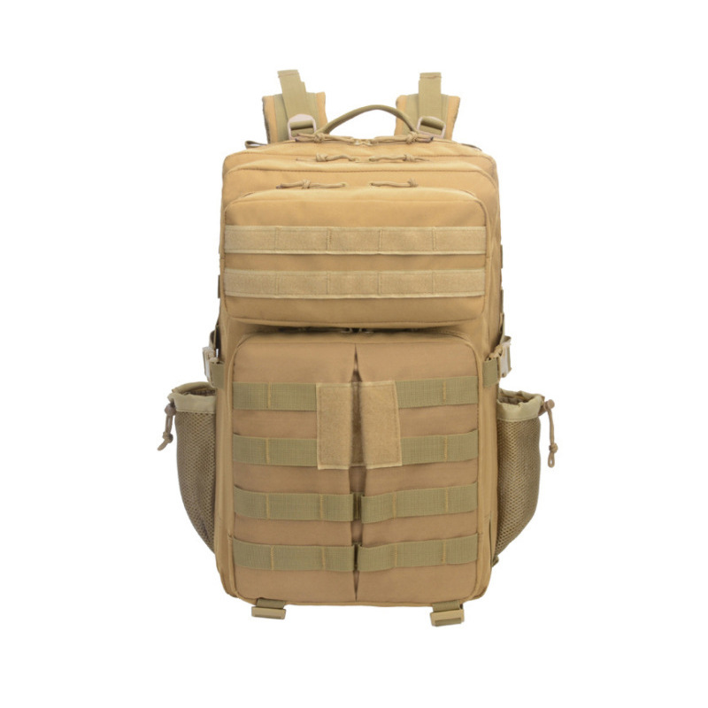 Suministro exclusivo transfronterizo de mochila táctica 3p de gran capacidad de 45l, bolsa de almacenamiento para camping, mochila deportiva para montañismo y senderismo al aire libre