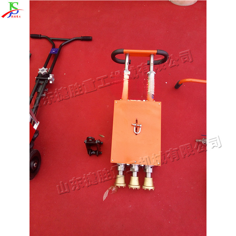 Mano empuje tipo tierra de la máquina de diseño de la construcción de la máquina de esculpir granito superficie decorativa tirando máquina de Cinceles