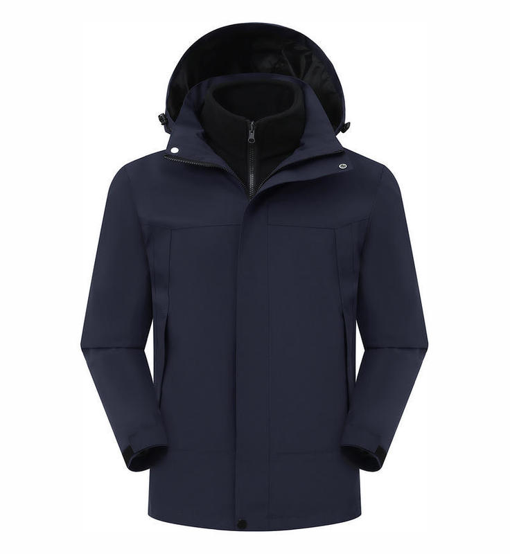冲锋衣定制印字logo三合一工作服刺绣可拆卸外套工装秋冬订做羽绒|undefined