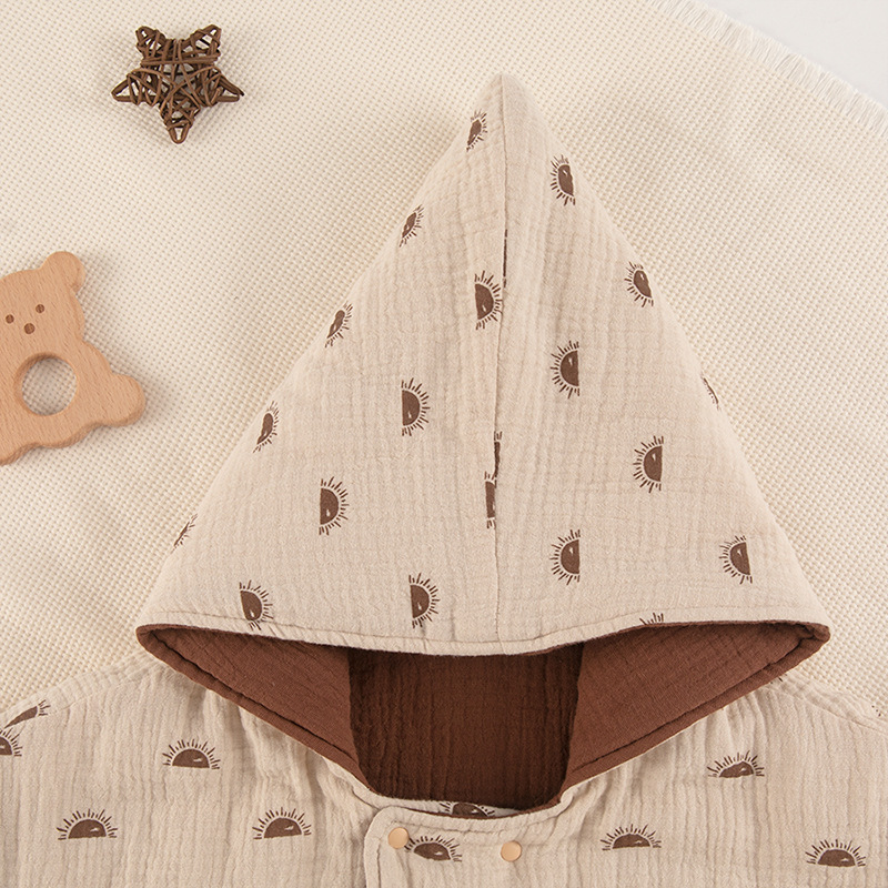 Ropa acolchada de algodón para niños de estilo europeo y americano engrosada ropa acolchada para niños y niñas Bebé ropa acolchada de algodón de doble cara otoño e invierno abrigo grueso