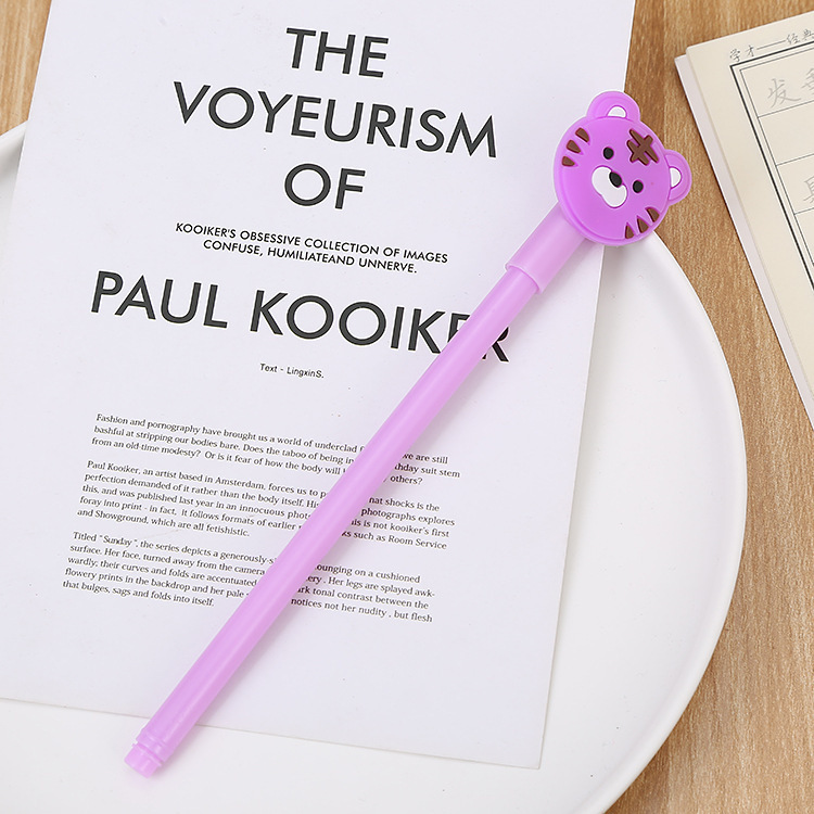 Pluma de góner de tigre parche púrpura