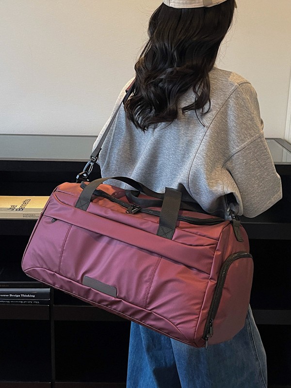 Bolsa de deporte transfronteriza bolsa de fitness deportiva de hombro separación seca y húmeda para hombres y mujeres bolsa de viaje bolsa de yoga logotipo personalizado