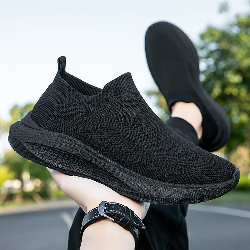 Transfronterizos de tamaño grande otoño nuevos zapatos deportivos casuales para hombres y mujeres, tendencia de moda de un zapato de malla transpirable