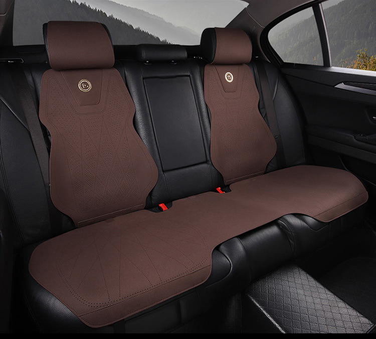 Car Seat Cover, All-Inclusive, Universal Anti-Dirty Cover for All Seasons, Front Seat Cushion, Backrest, Leather, Light Luxury and High-End Feel