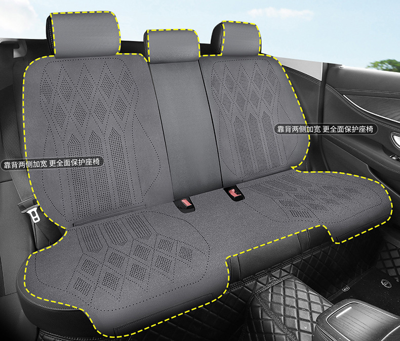25 New Models of All-Season Suede Saddle Pads, Breathable, Dirt-Resistant, Anti-Wear, Car Seat Cushions, Interior Seat Covers, Comfortable