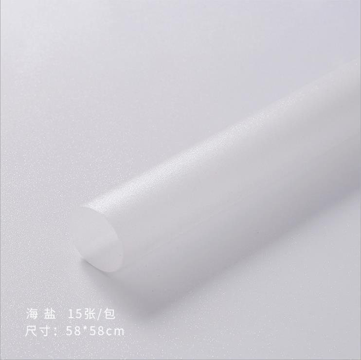 Nuevo colorido papel de embalaje de flores gradiente impermeable engrosado ramo de flores papel de embalaje de regalos