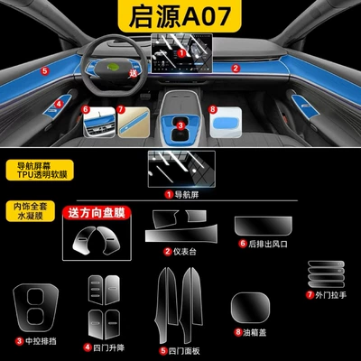 Film Central Control Film Decoration — Car interior film - full-set-of-interior-film-cost-effective