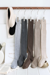 羊毛加絨長筒襪女加厚保暖過膝襪高筒襪秋冬季大腿襪防下滑襪子