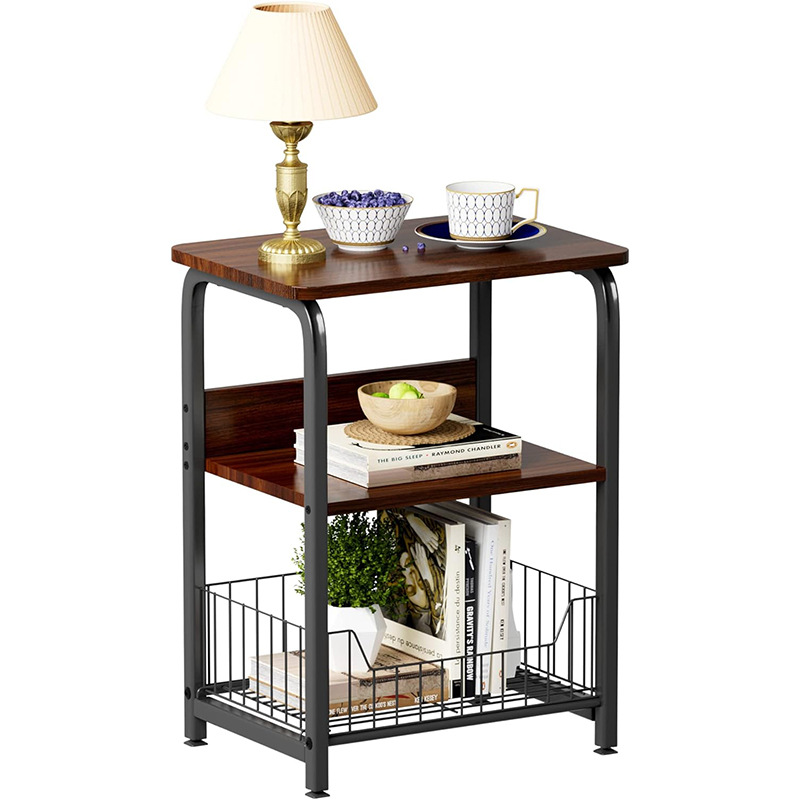 Mažo buto namo šoninė spintelė mažas kavos staliukas mažas staliukas miegamajam mažas naktinis staliukas sofa-staliukas kilnojamas daiktadėžė_voghion.com