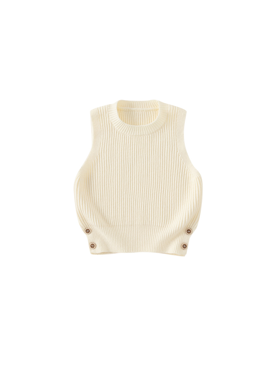 Youbao ropa para niños chaleco de suéter de todo fósforo para niños pequeños y medianos 2025 primavera nuevo chaleco de punto para niños primavera
