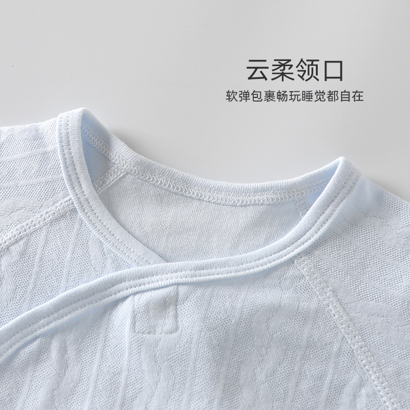 Infant Half Back Shirt Newborn Baby Clothes Spring and Autumn Season 100% Cotton Boneless Top Baby Monk Dress Newborn Baby Clothes