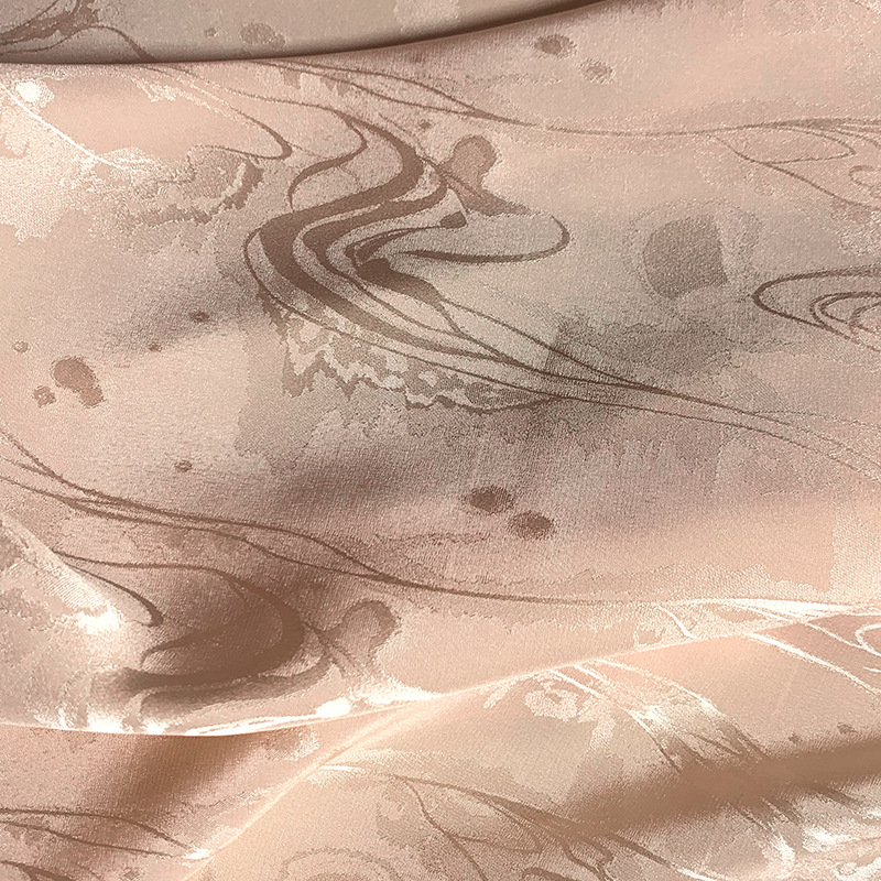Paisaje de seda seda de alta calidad tela jacquard satén brillante vestido vestido de ropa casual chino cheongsam tela Song Jin