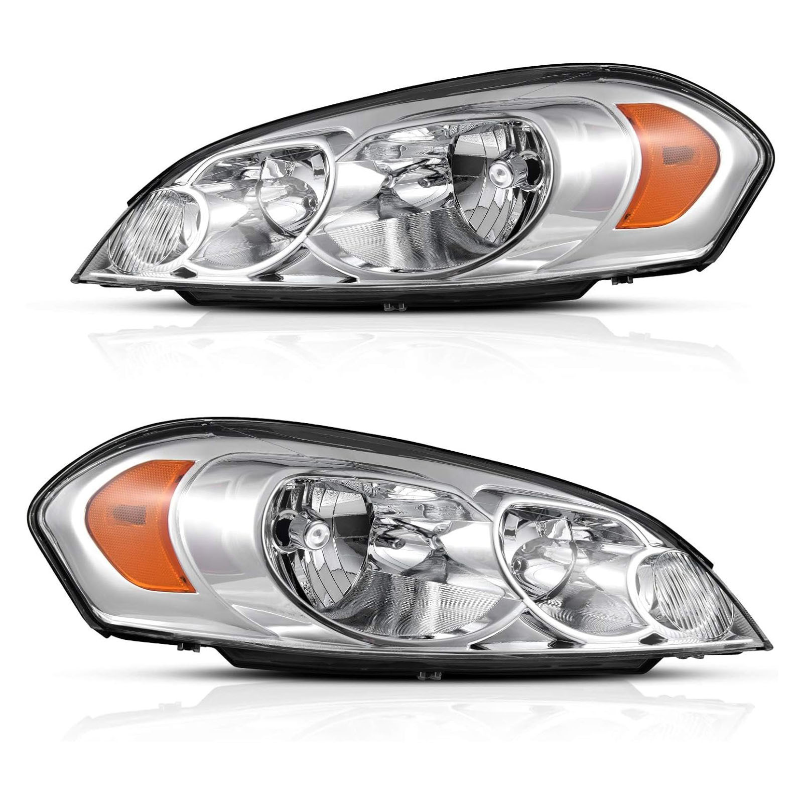 Aplicable a Chevrolet 06 - 13 Impala faro estándar americano semieconjunto de halógeno original faro galvanizado