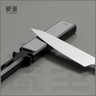Factory wholesale knife sharpener household multifunctional double-sided sharpening stone fast sharpening kitchen knife tool hand-held knife sharpener
