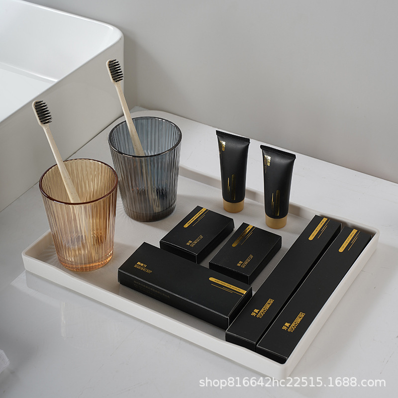 Taza de enjuague bucal para habitaciones de hotel Taza de cepillo simple Taza de lavado Hotel B & B Taza de vidrio especial Taza de té