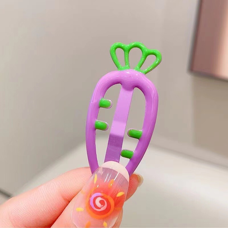 キャンディー色のニンジンdiy子供用のヘアピン|undefined